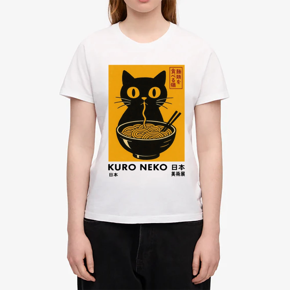 Cat Ramen Japanese Style Women's Classic Tee