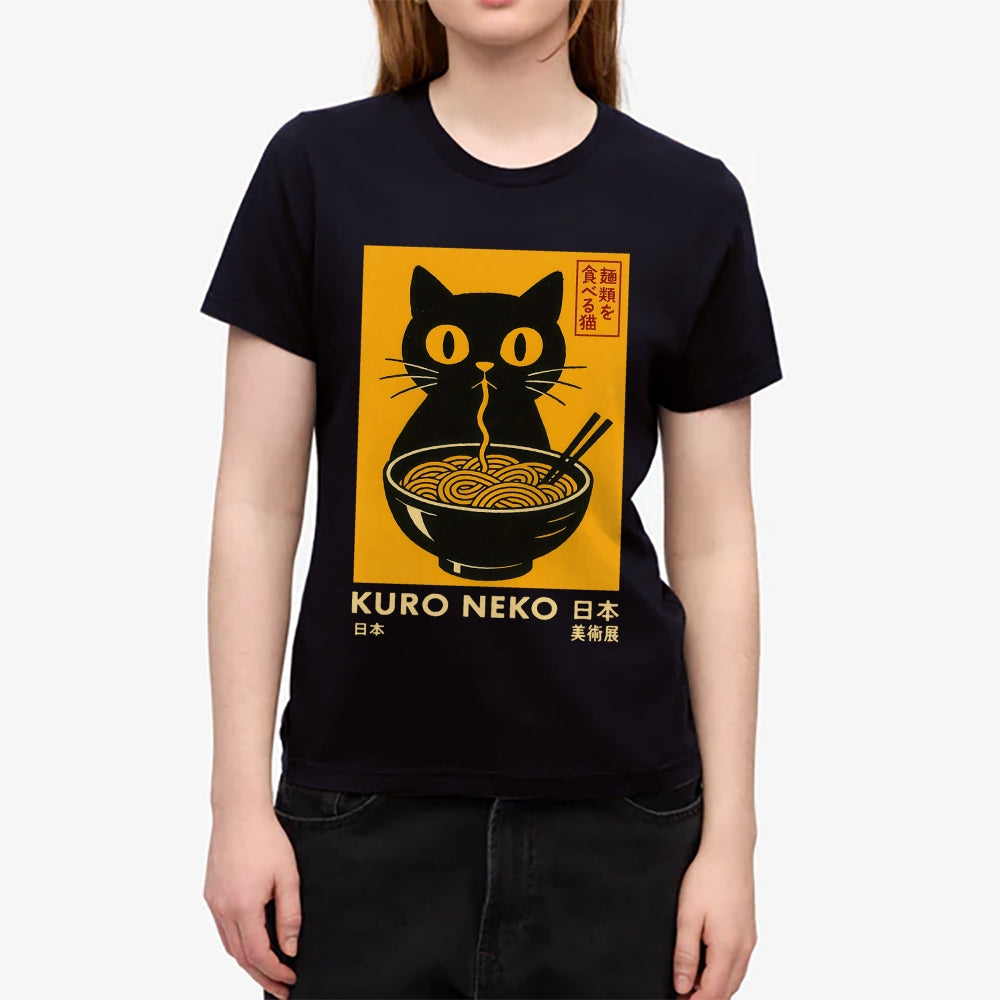 Cat Ramen Japanese Style Women's Classic Tee