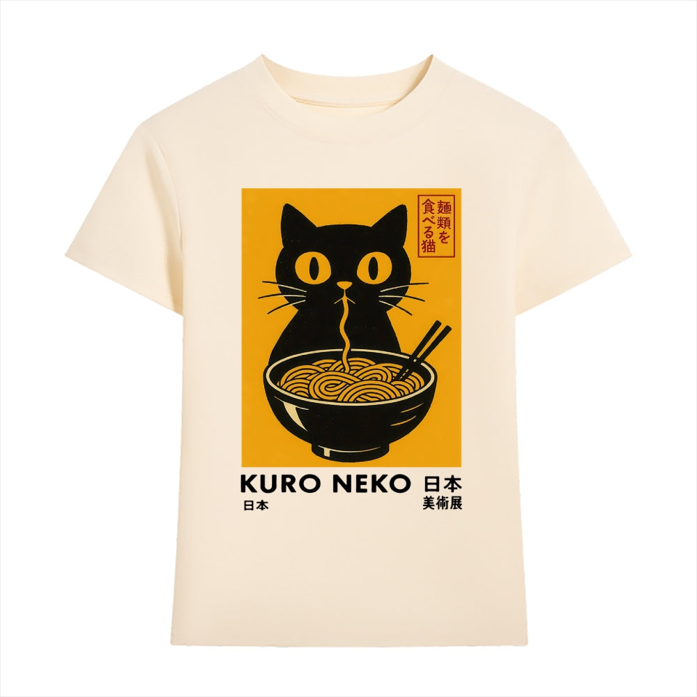 Cat Ramen Japanese Style Women's Classic Tee