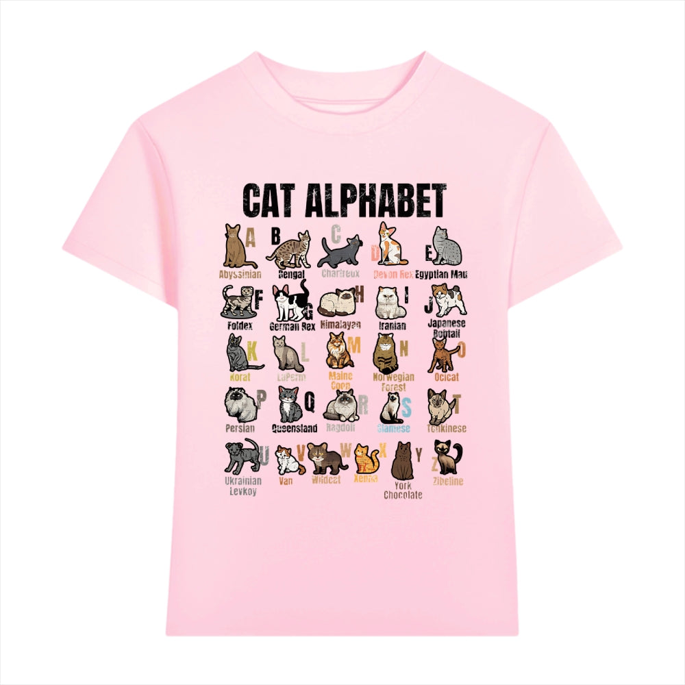Cat Alphabet Japanese Style Women's Classic Tee