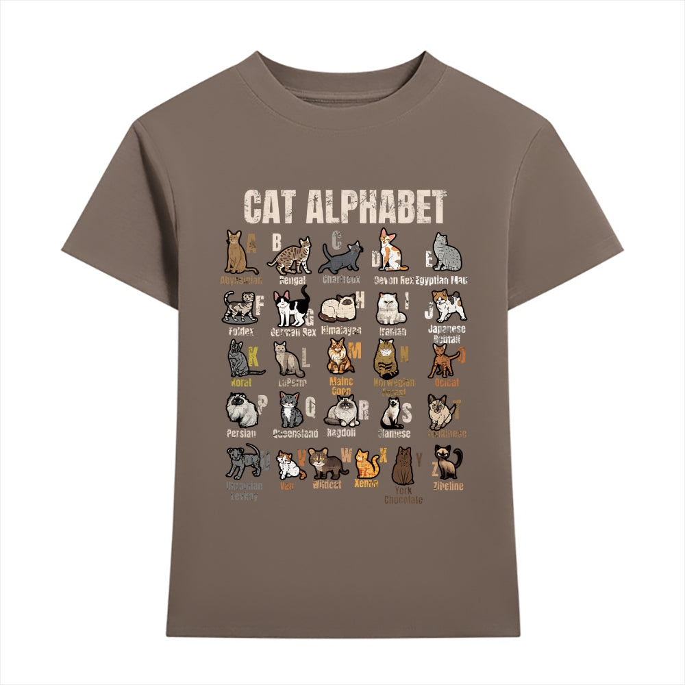 Cat Alphabet Japanese Style Women's Classic Tee