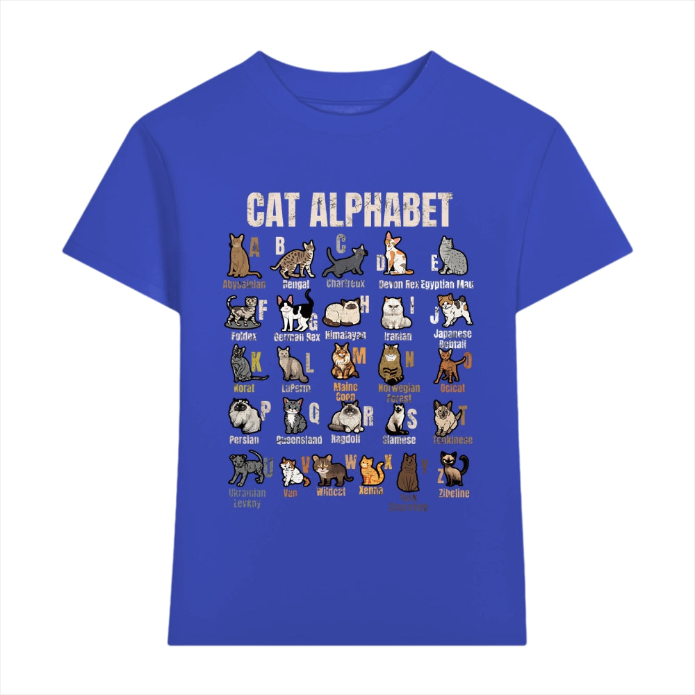 Cat Alphabet Japanese Style Women's Classic Tee