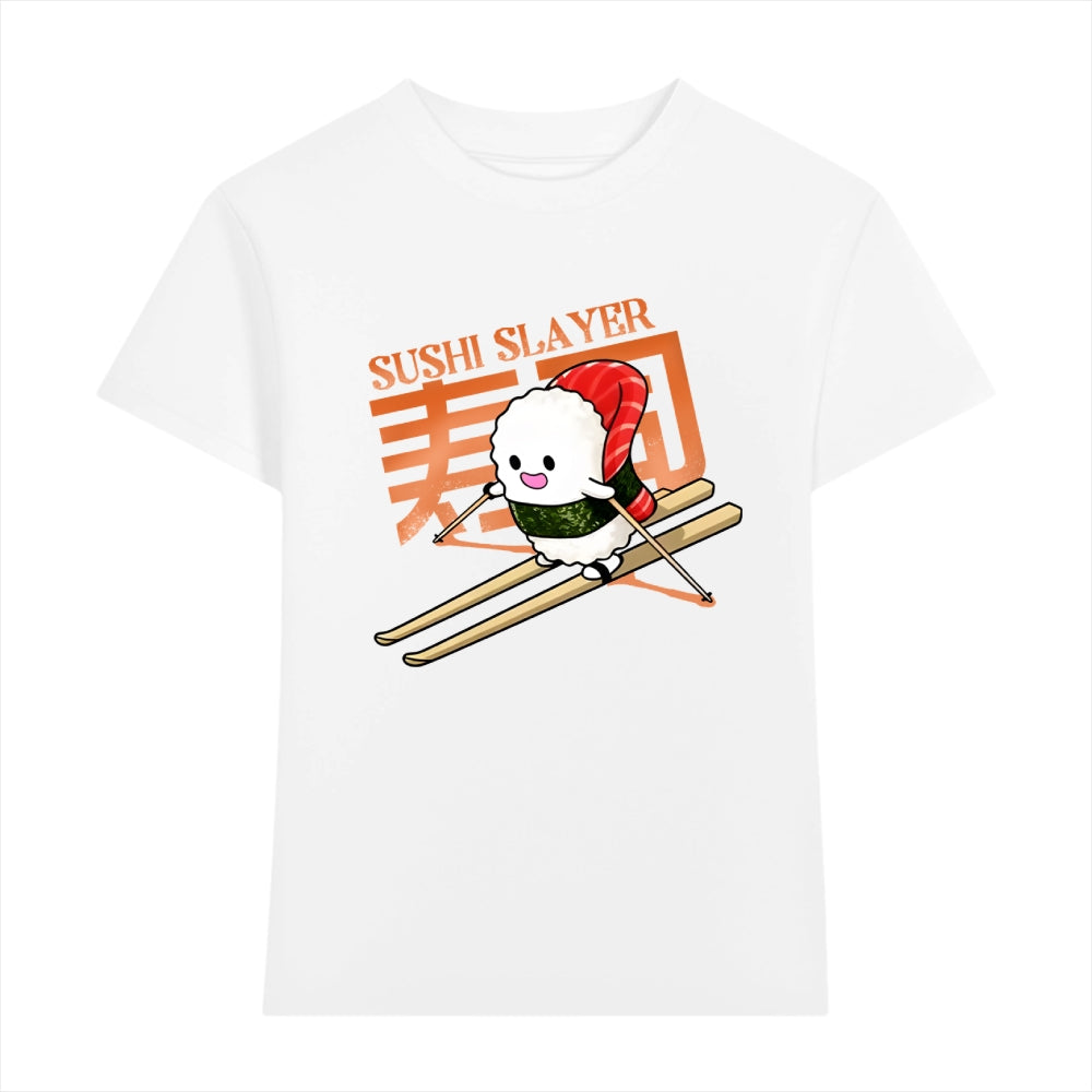 Sushi Skiing Japanese Style Women's Classic Tee