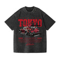 Tokyo Racing Car Vintage Wash Japanese Design T-Shirt