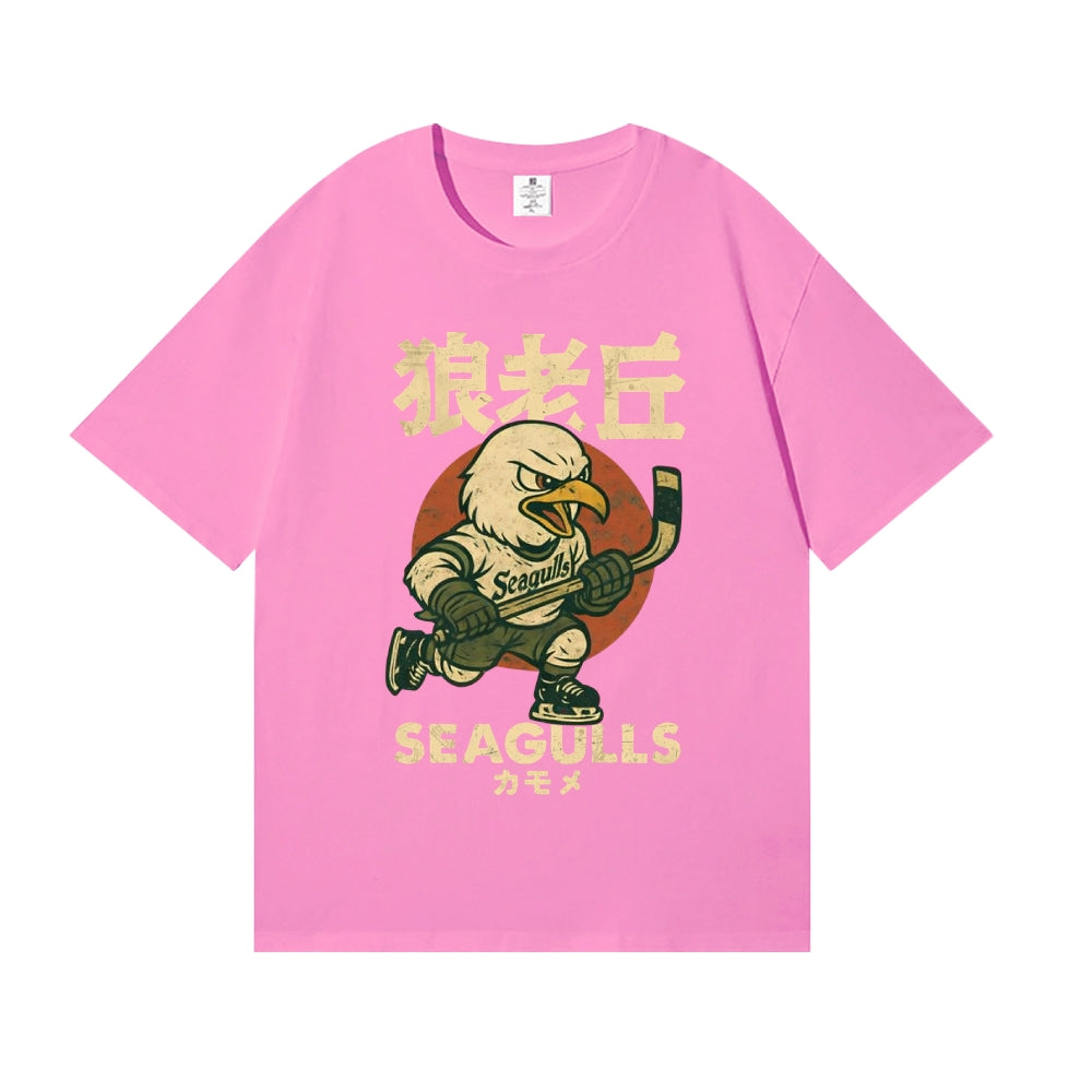 Ice Hockey Eagle Japanese Style Classic Tee