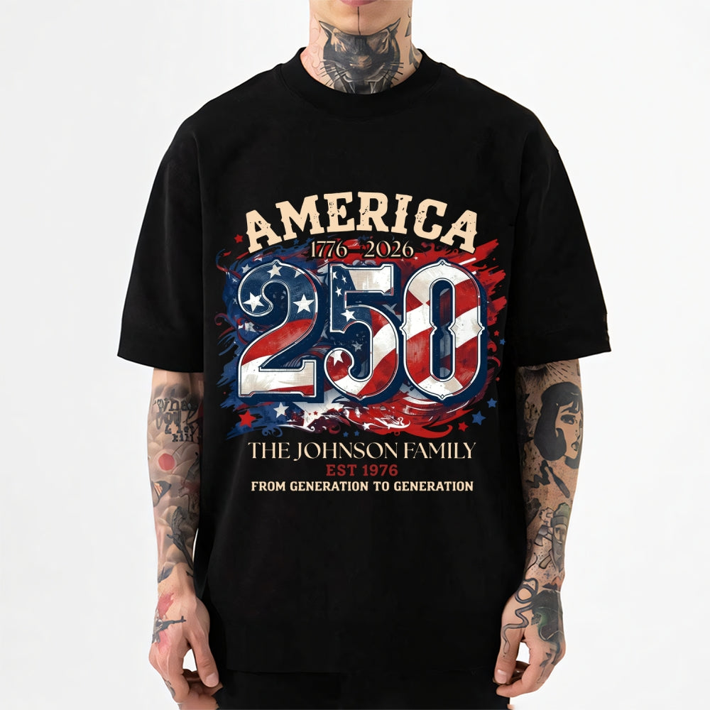 United States 250th Anniversery Japanese Style Classic Tee