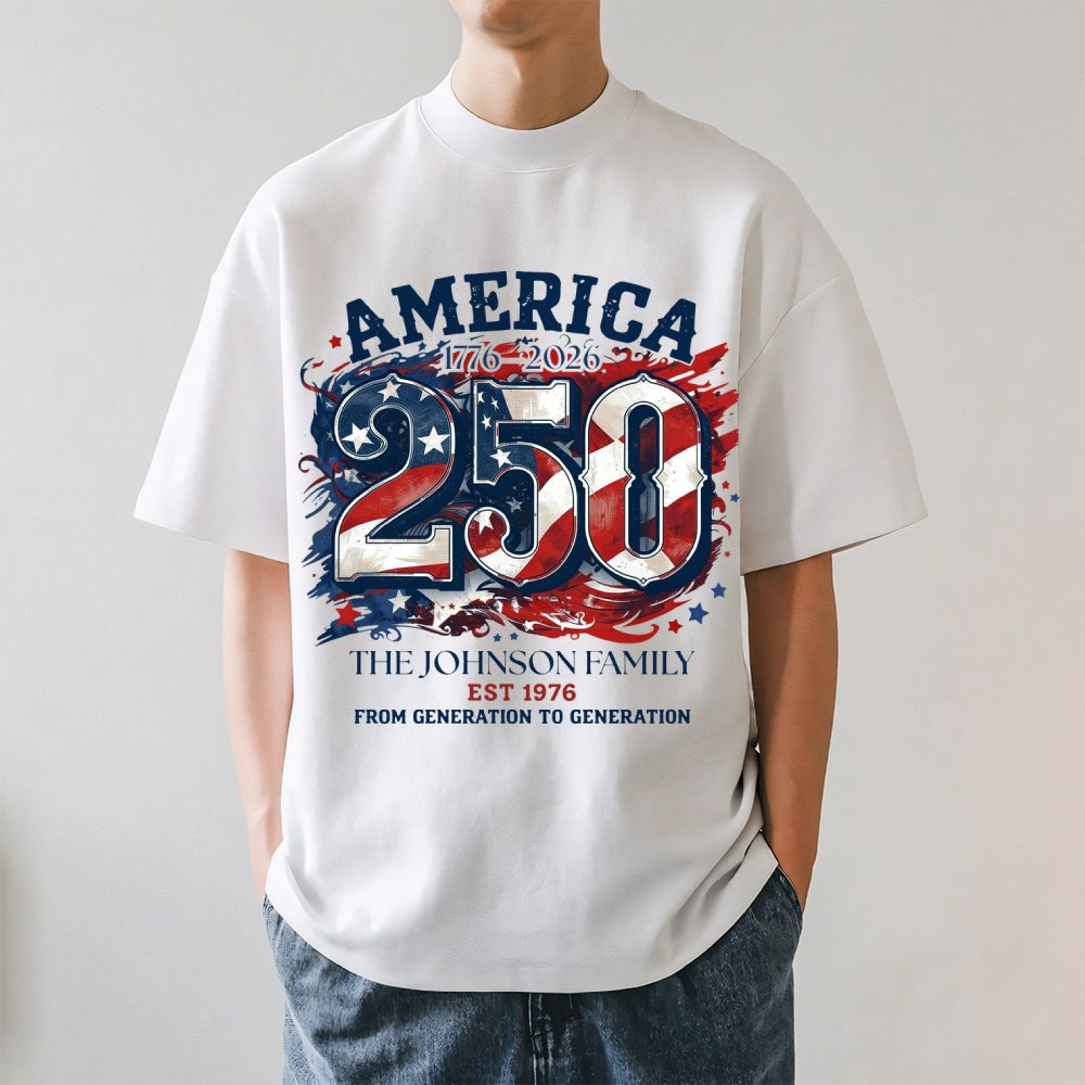 United States 250th Anniversery Japanese Style Classic Tee