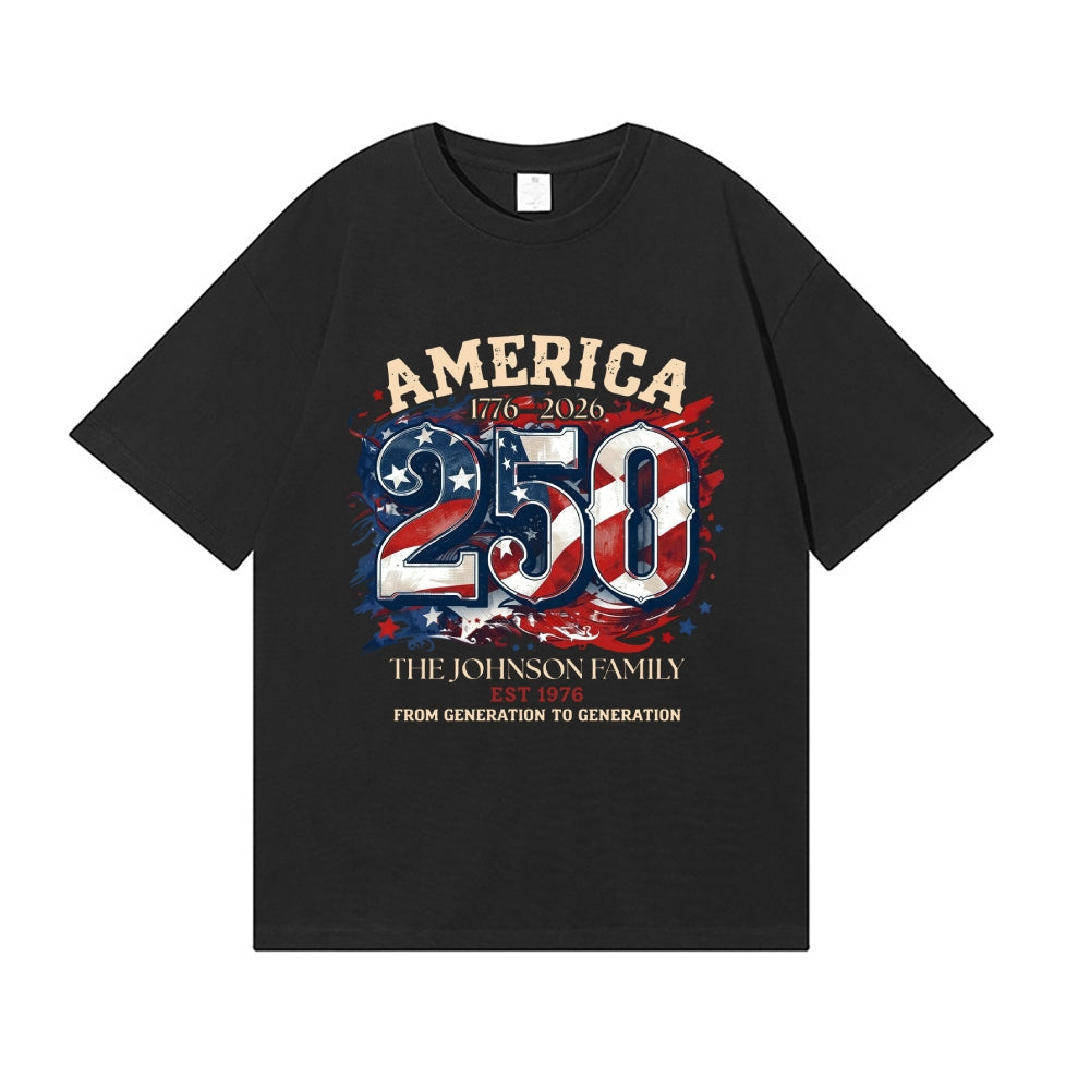 United States 250th Anniversery Japanese Style Classic Tee