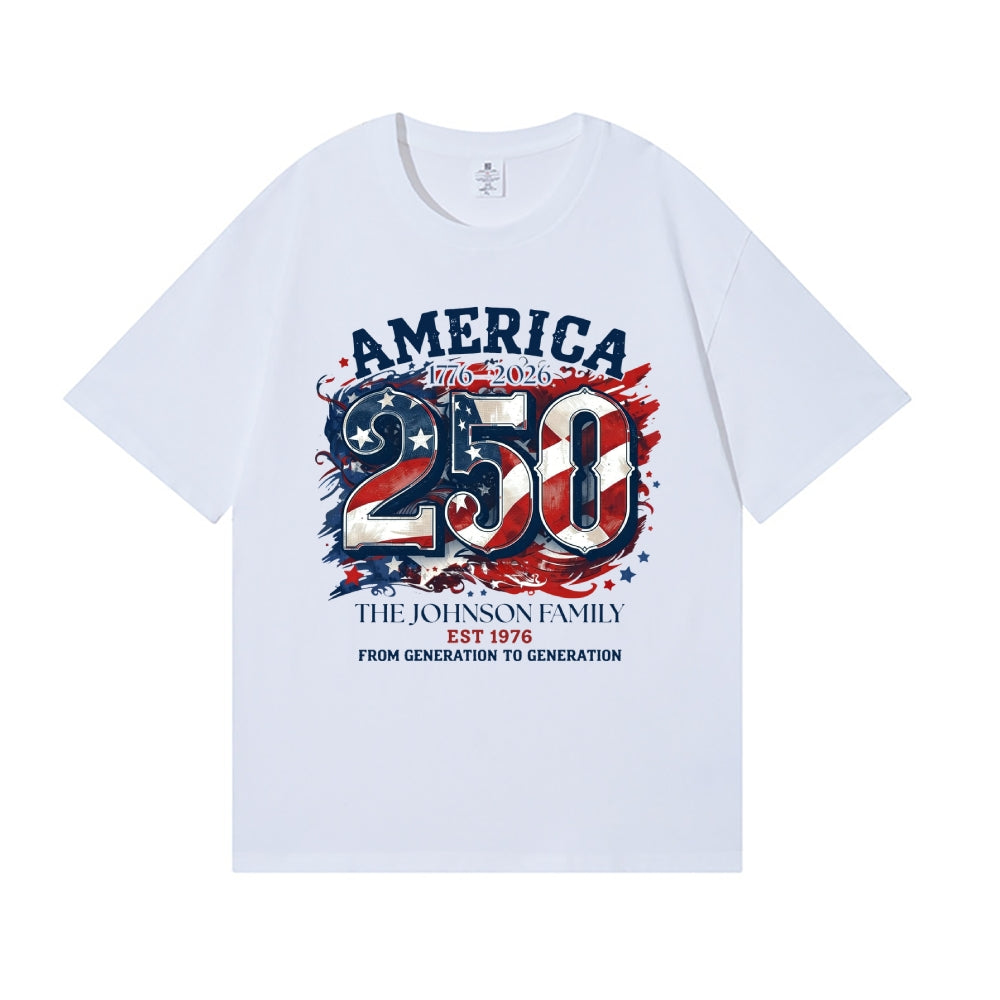 United States 250th Anniversery Japanese Style Classic Tee
