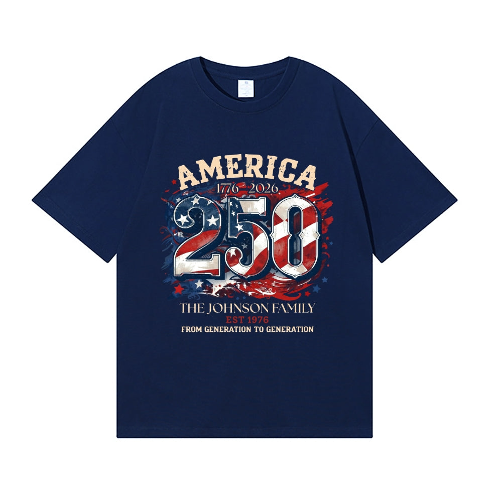 United States 250th Anniversery Japanese Style Classic Tee