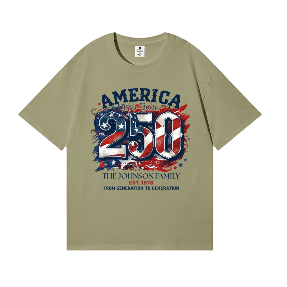 United States 250th Anniversery Japanese Style Classic Tee