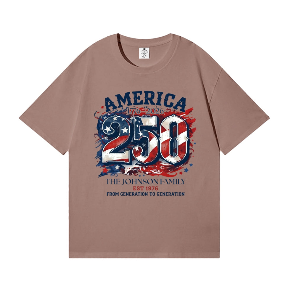 United States 250th Anniversery Japanese Style Classic Tee