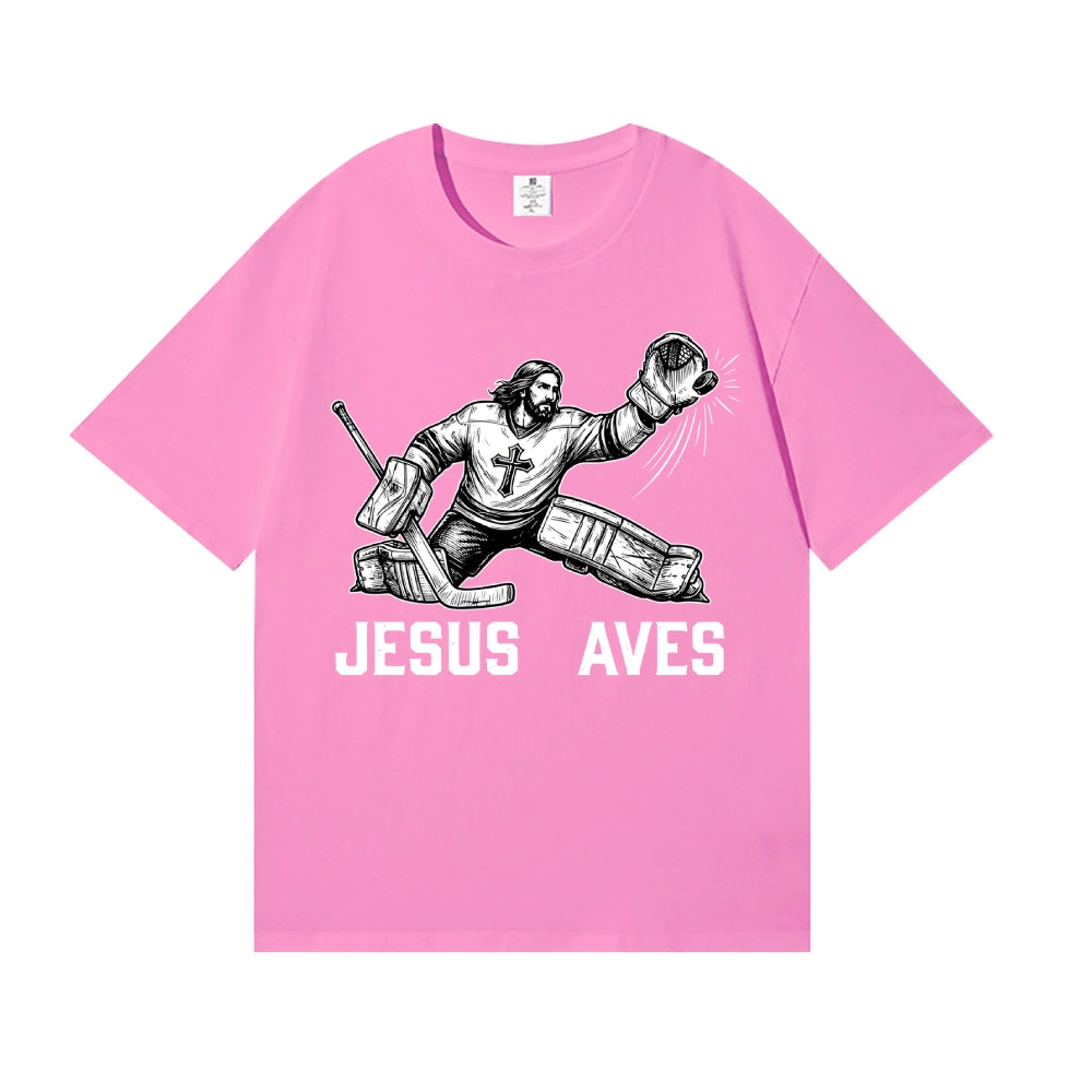 Jesus Ice Hockey Japanese Style Classic Tee