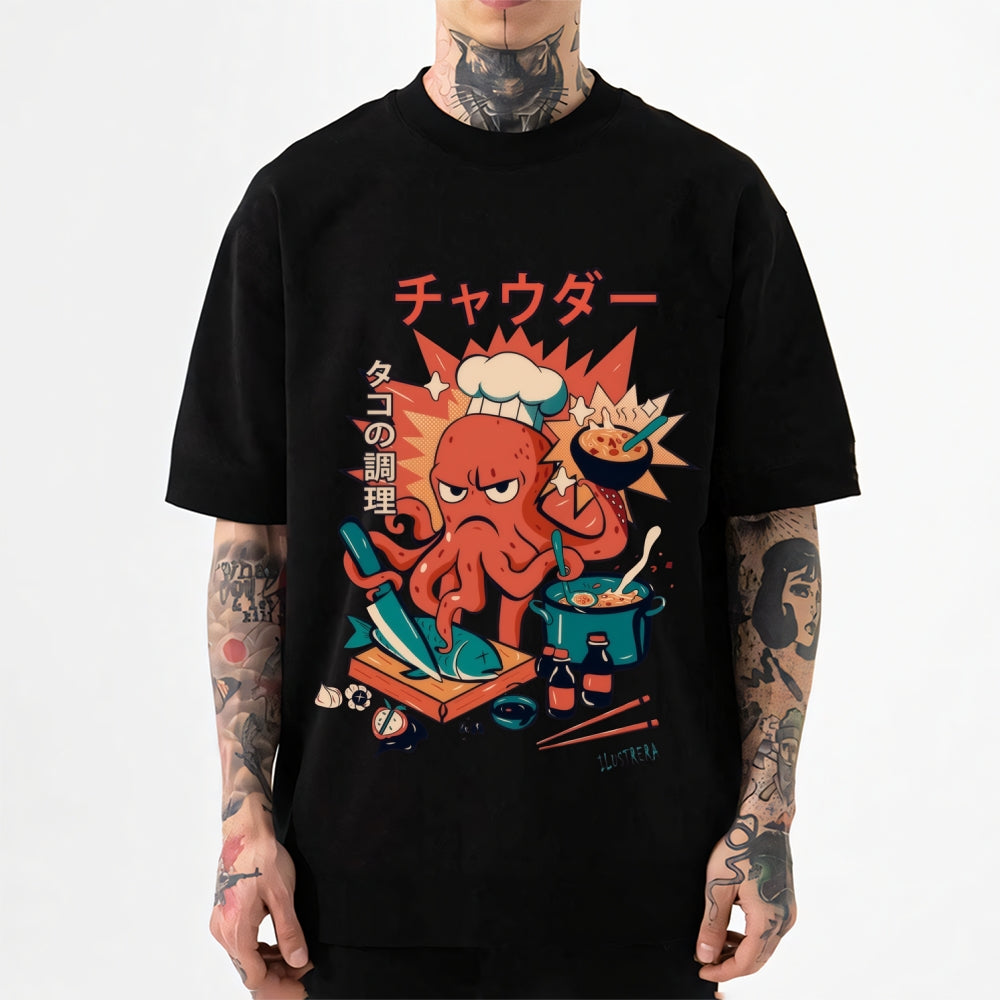 Octopus Japanese Style Classic Tee