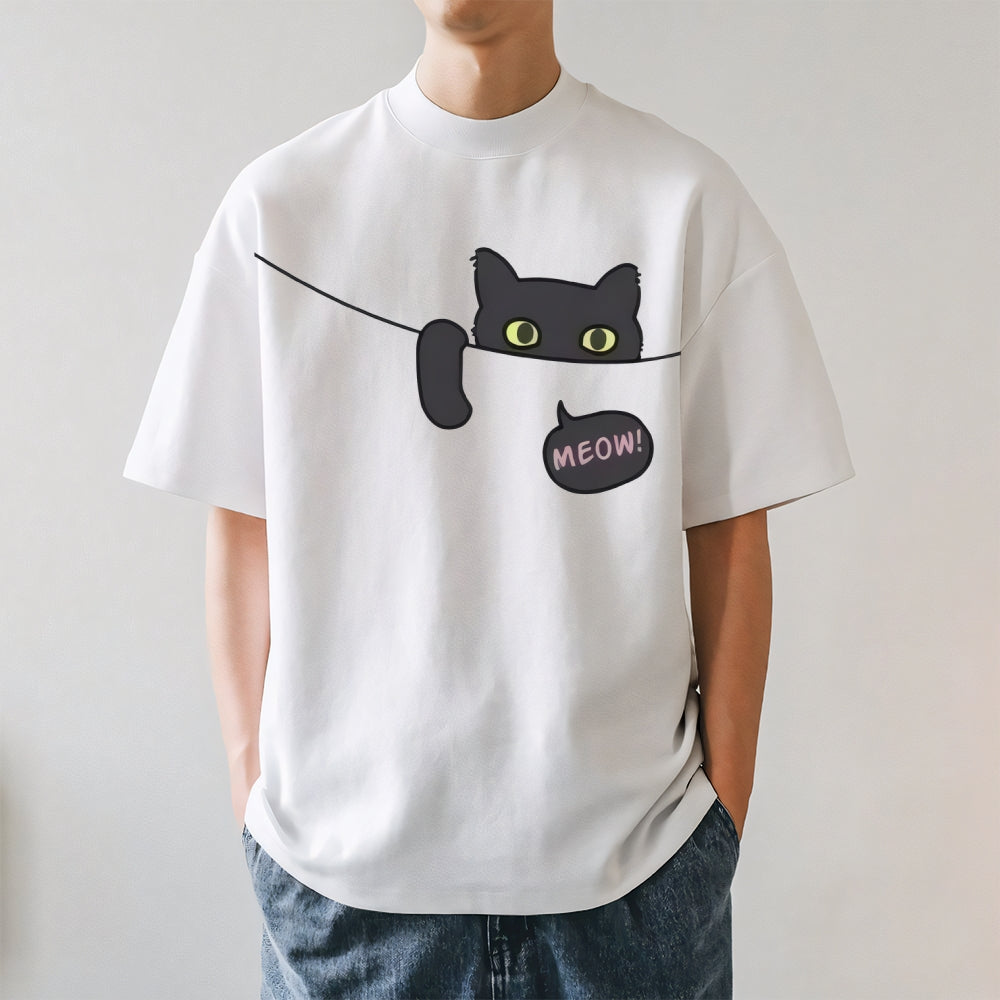 Black Cat Japanese Style Classic Tee