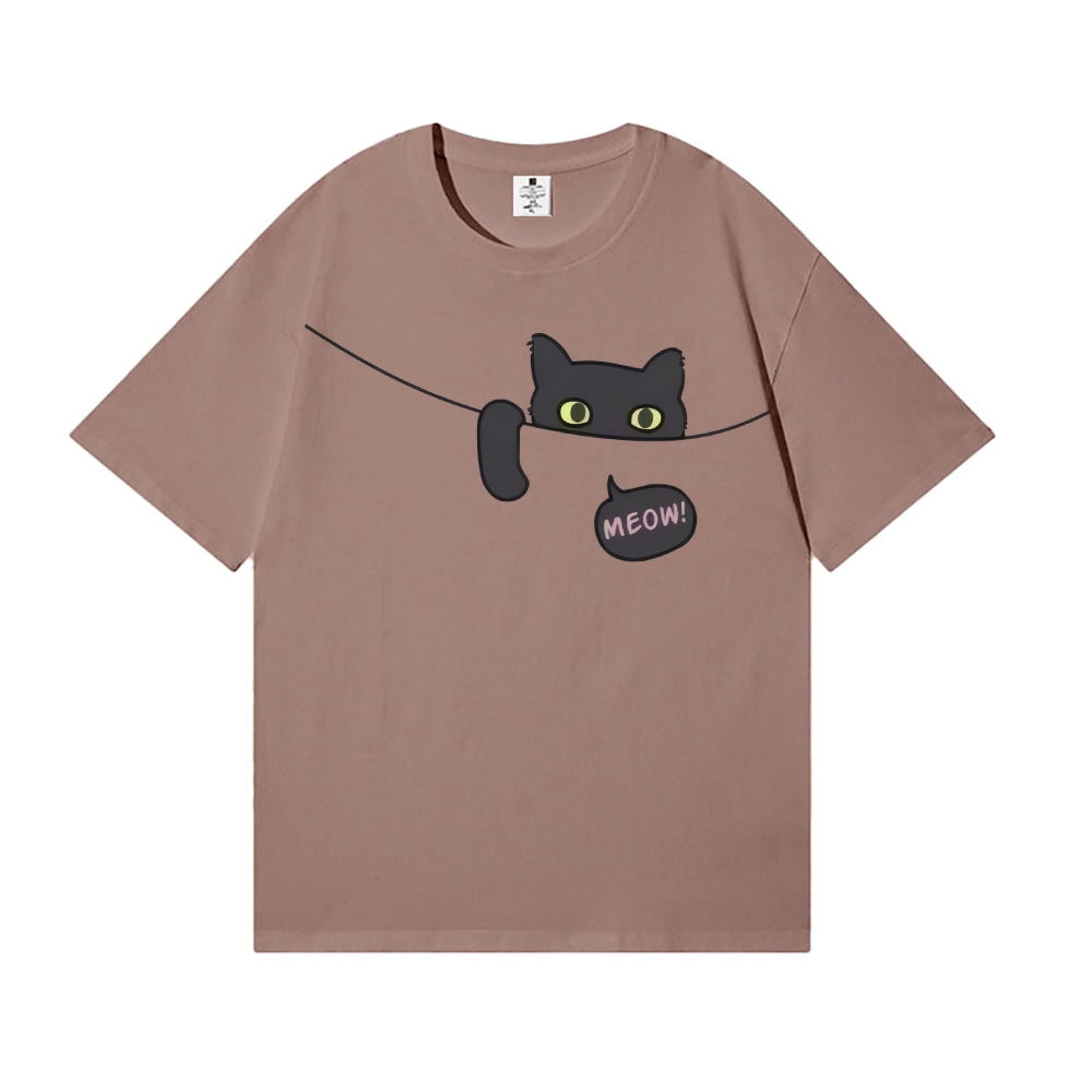 Black Cat Japanese Style Classic Tee