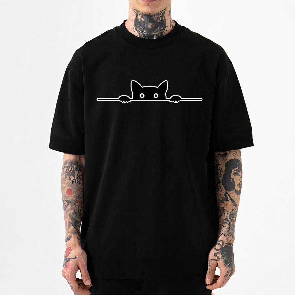 Black Cat Japanese Style Classic Tee