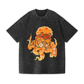 Octopus Vintage Wash Japanese Design T-Shirt