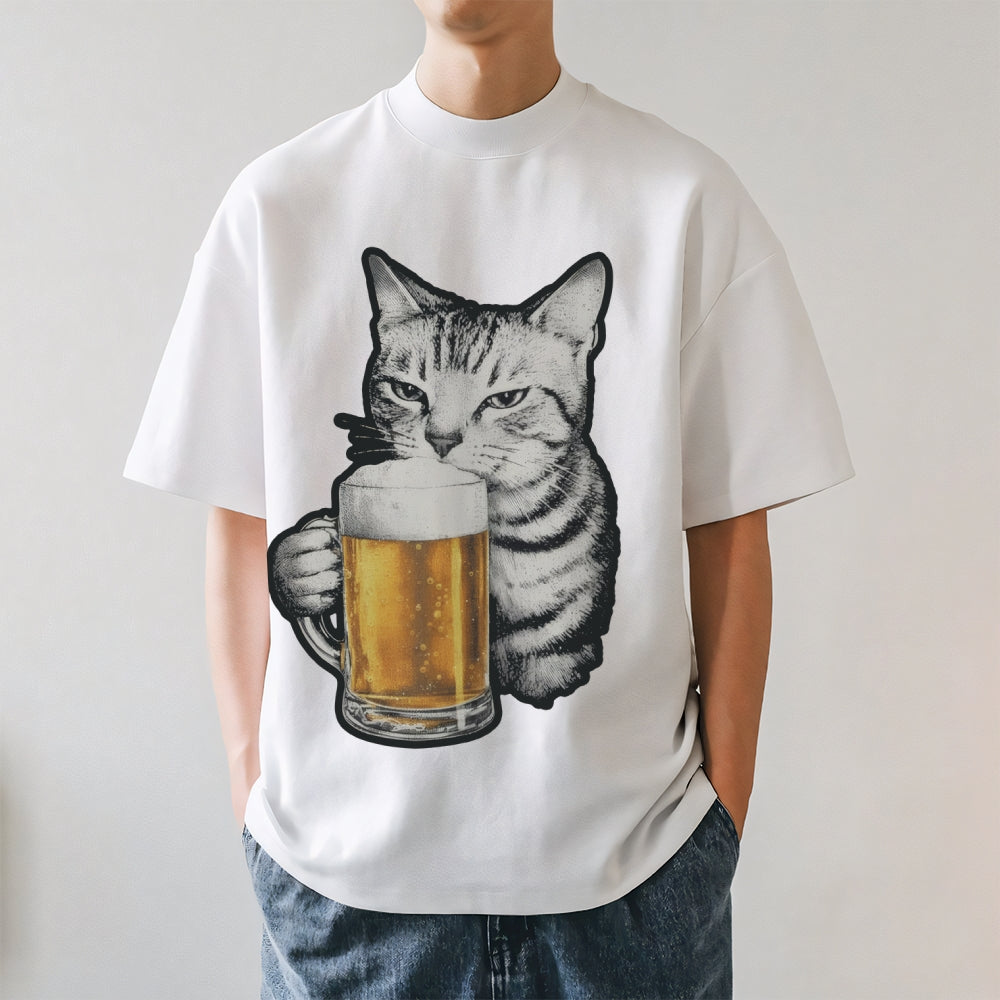 Beer Cat Japanese Style Classic Tee