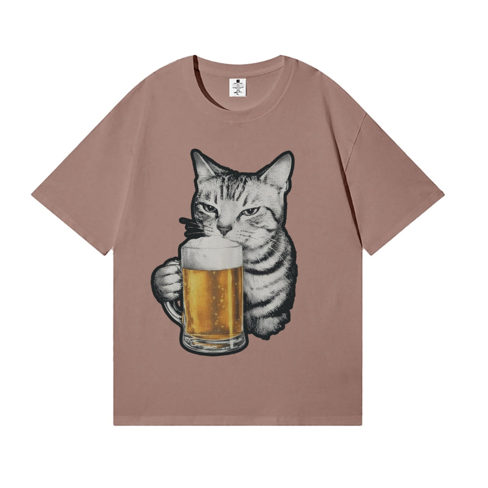Beer Cat Japanese Style Classic Tee