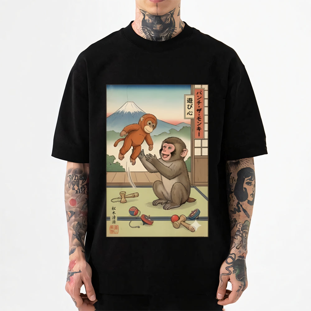 Punch Monkey Japanese Style Classic Tee