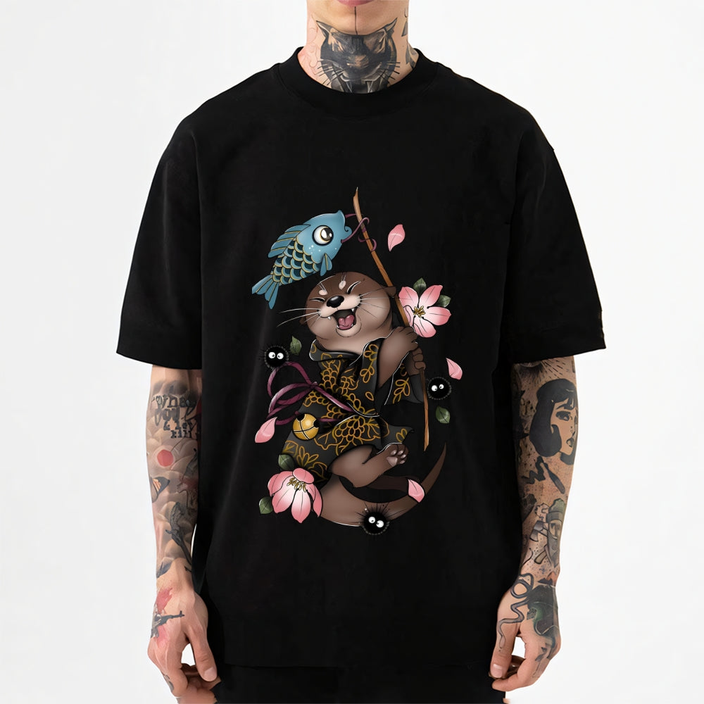 Otter Koinobori Japanese Style Classic Tee