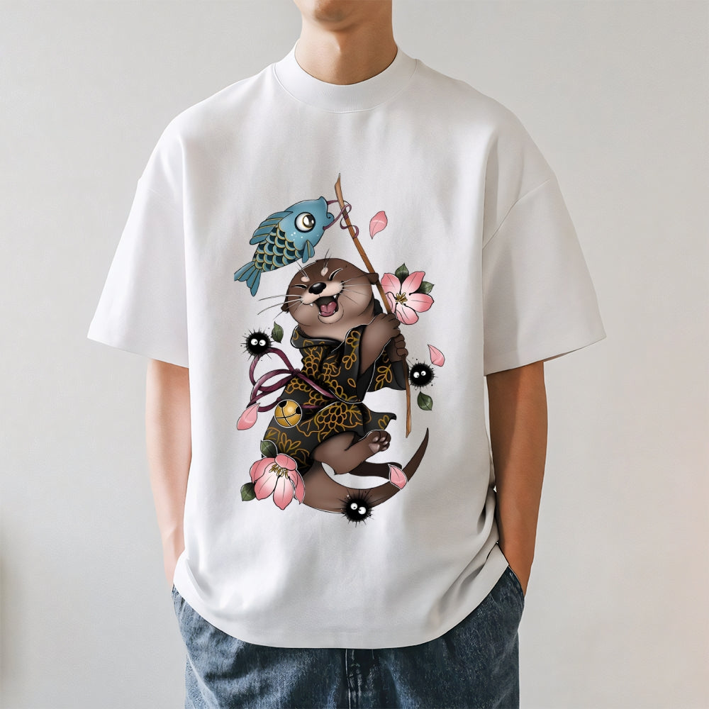Otter Koinobori Japanese Style Classic Tee