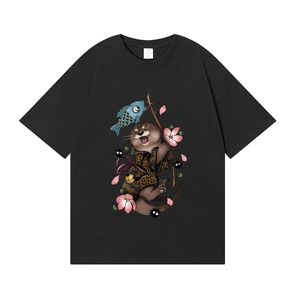 Otter Koinobori Japanese Style Classic Tee