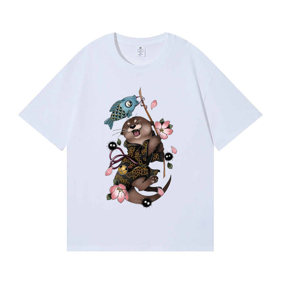 Otter Koinobori Japanese Style Classic Tee