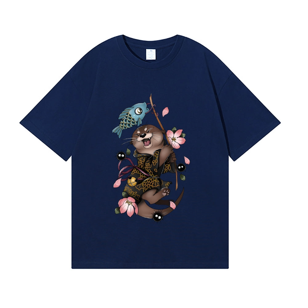 Otter Koinobori Japanese Style Classic Tee
