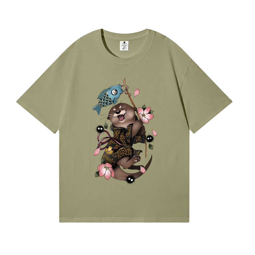 Otter Koinobori Japanese Style Classic Tee
