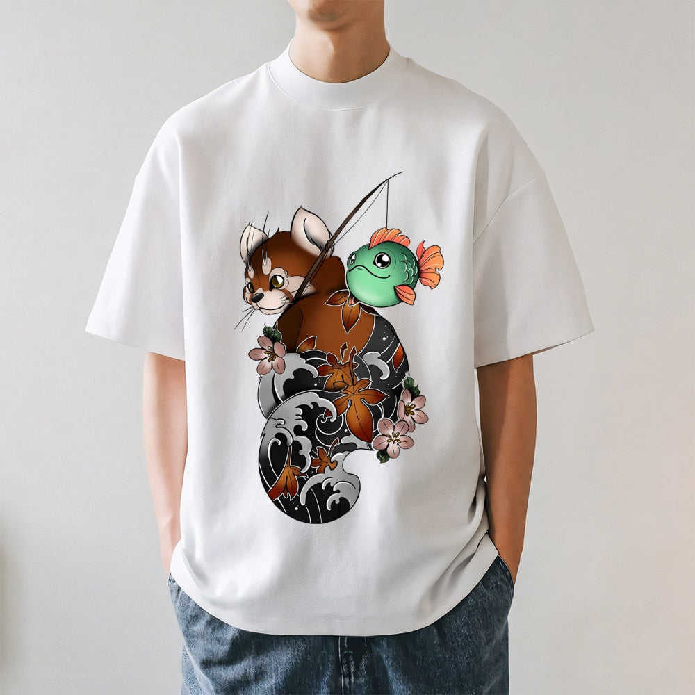 Red Panda Japanese Style Classic Tee