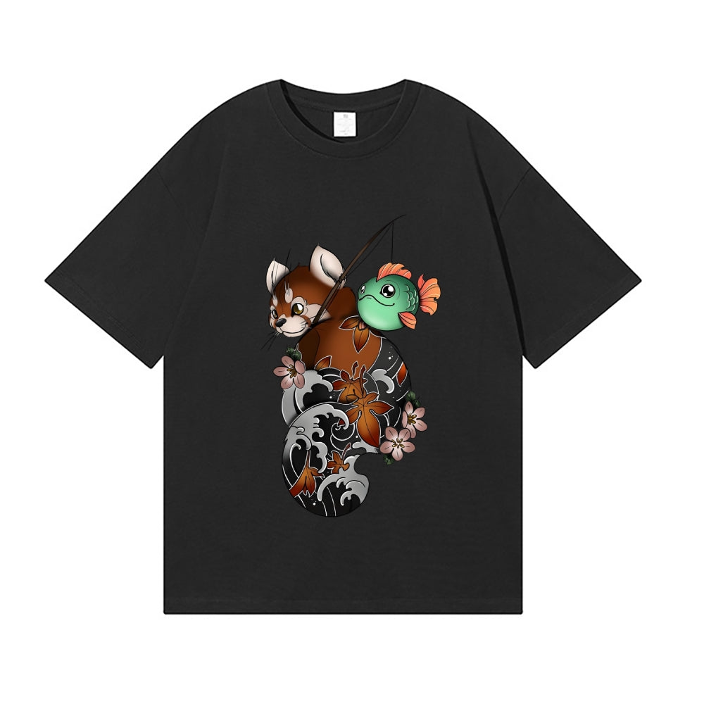 Red Panda Japanese Style Classic Tee