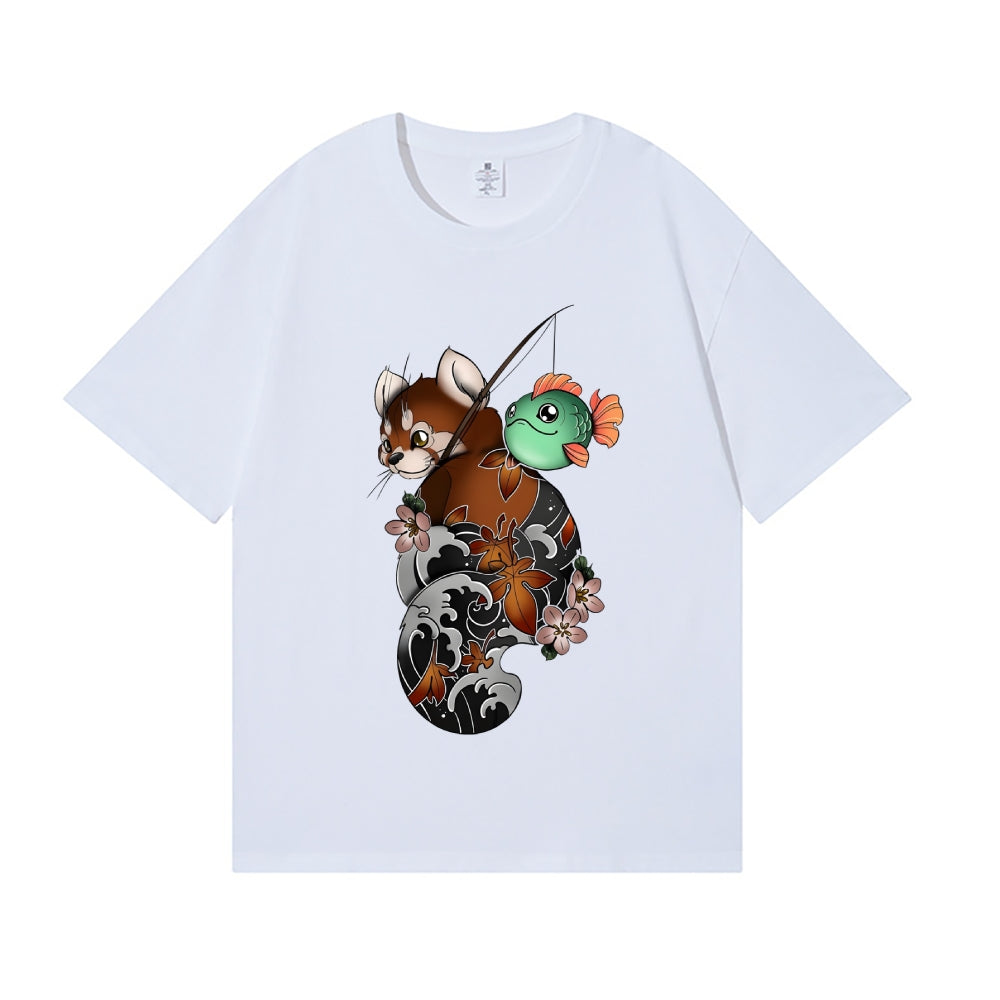 Red Panda Japanese Style Classic Tee