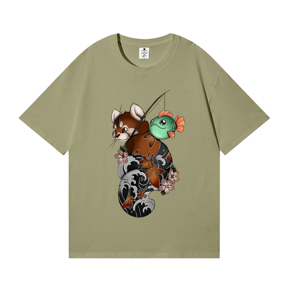 Red Panda Japanese Style Classic Tee