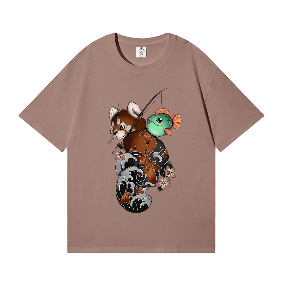Red Panda Japanese Style Classic Tee