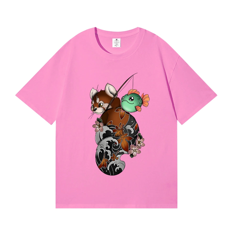 Red Panda Japanese Style Classic Tee