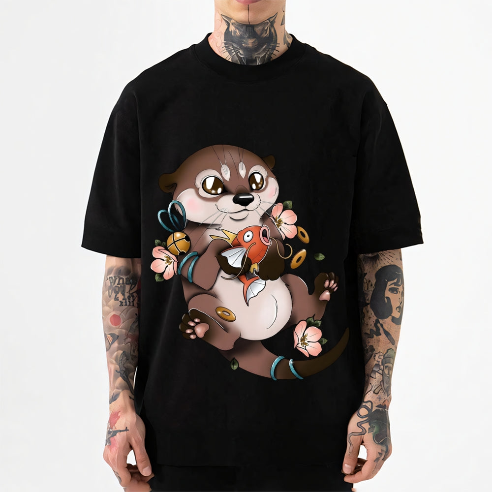 Otter Koinobori Japanese Style Classic Tee