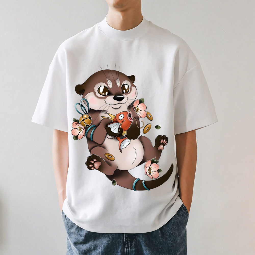 Otter Koinobori Japanese Style Classic Tee