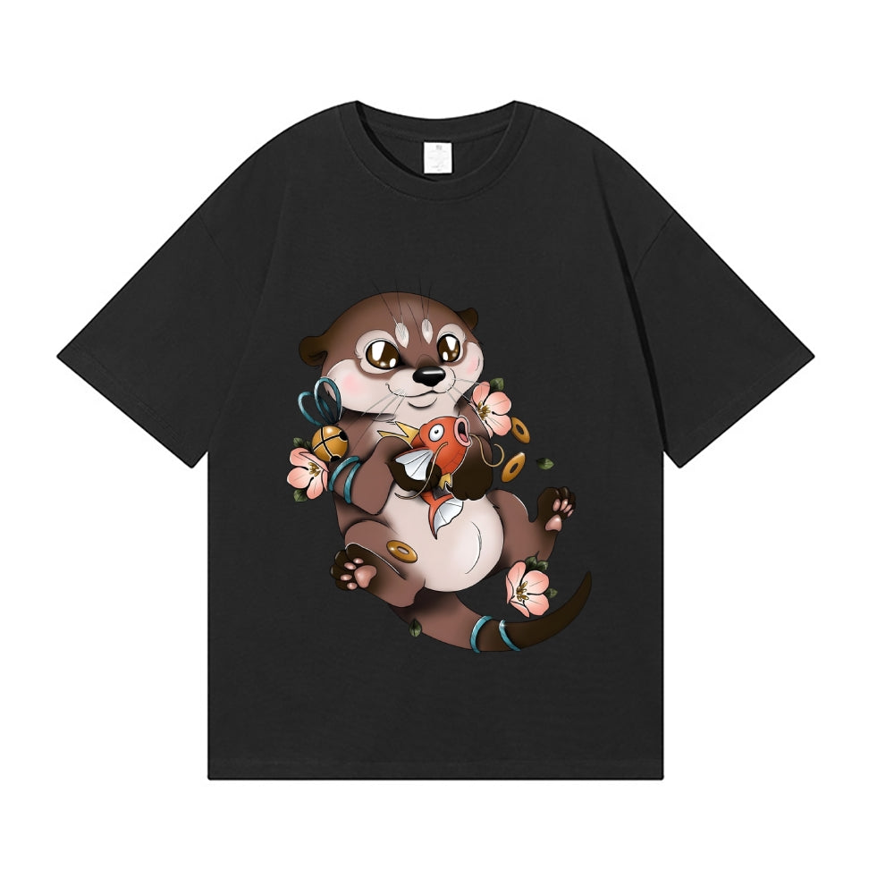 Otter Koinobori Japanese Style Classic Tee