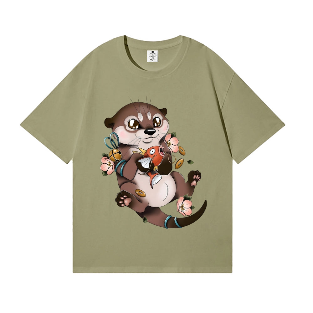 Otter Koinobori Japanese Style Classic Tee