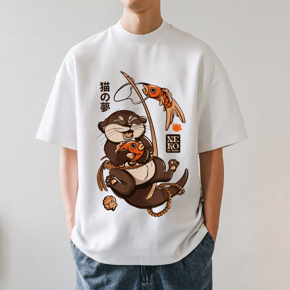 Otter Koinobori Japanese Style Classic Tee