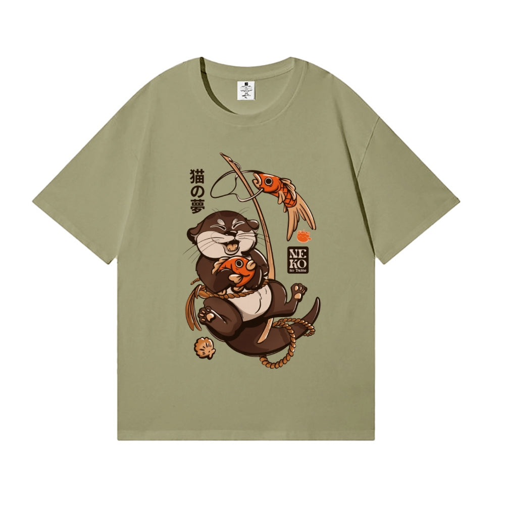Otter Koinobori Japanese Style Classic Tee