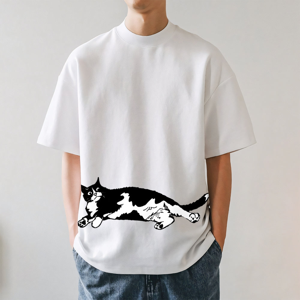 Tuxedo cat Japanese Style Classic Tee
