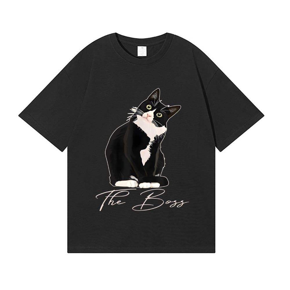 Tuxedo cat Japanese Style Classic Tee