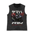 Racing Motorcycle Pure Cotton Wash-Dyed Sleeveless Tank Top
