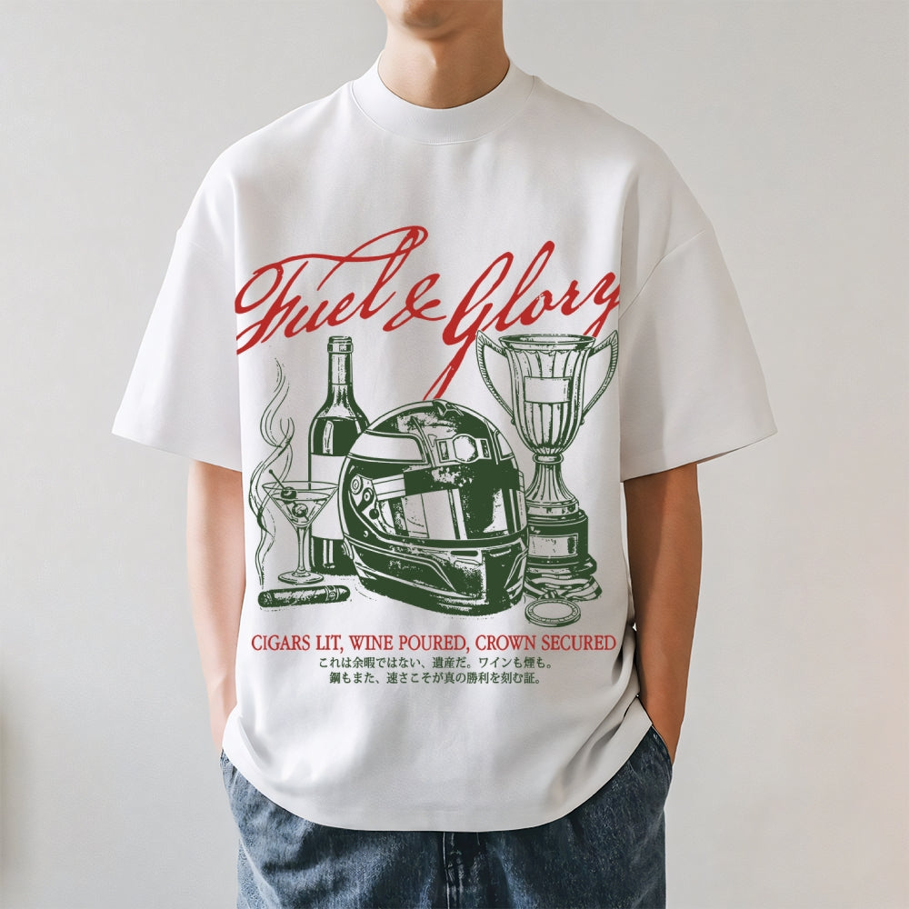 Smoke, Wine & Victory Japanese Style Classic Tee