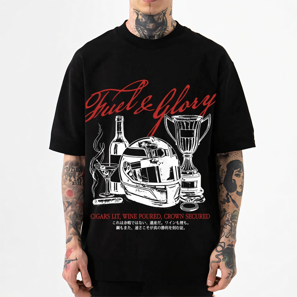 Smoke, Wine & Victory Japanese Style Classic Tee