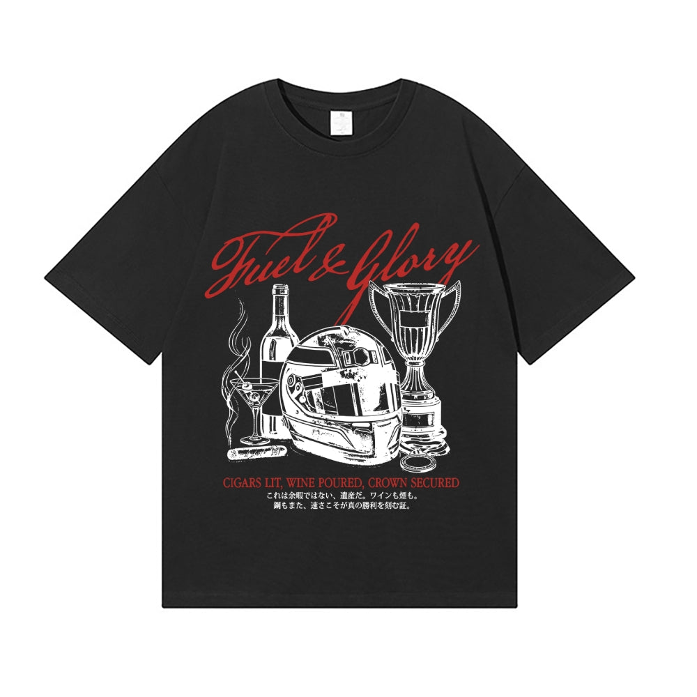Smoke, Wine & Victory Japanese Style Classic Tee
