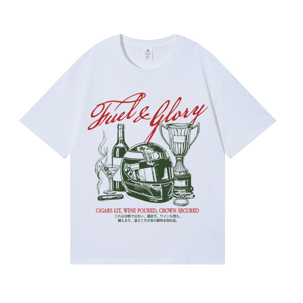 Smoke, Wine & Victory Japanese Style Classic Tee